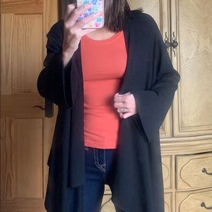 NWT Max Studio Black Flowy Open Cardigan Top S M L